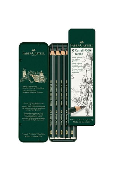 Faber Castell Jumbo 9000 Sketch Pencil Set