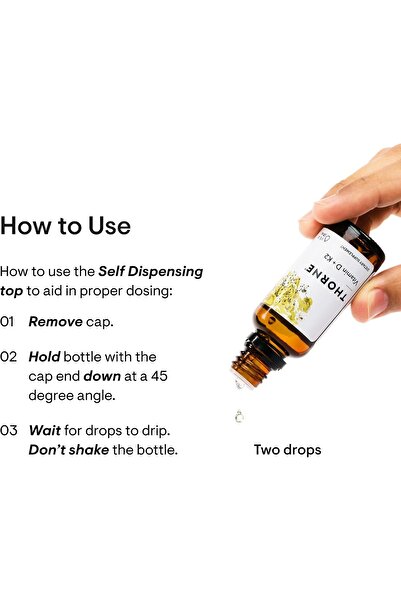 Thorne Vitamin D + K2 Liquid (Metered Dispenser) - Vitamins D3 & K2 - 30 ml - 600 servings