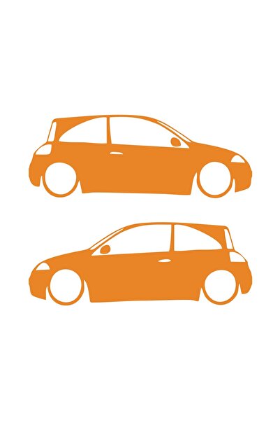 Reysa Tasarım ملصق ميجان 2 HB مقاس 17x17 سم برتقالي