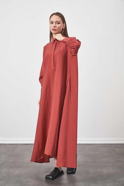 Mevra A Pile Extra Loose Modal Dress Dusty Rose