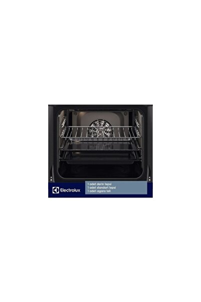 Electrolux Siyah Ankastre Set Fırın Ocak Davlumbaz