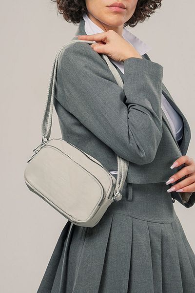 Getcho Fraser Light Gray Women's Crossbody Bag Small Size Light Structure Simple Design Stylish for Daily Use