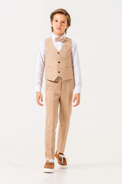 My Hanne Bow Tie Vest Suit 3004