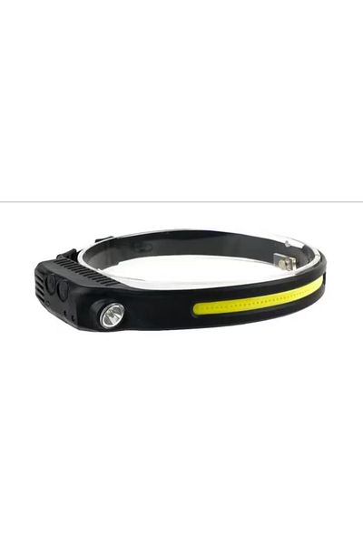 OEM Headlamp, Silicone, All Perspective, Rechargeable, Front, With Motion Sensor, Black