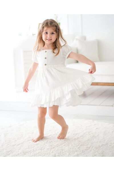 aysskids Rochie pentru fetiță Alessi Mini cu volane