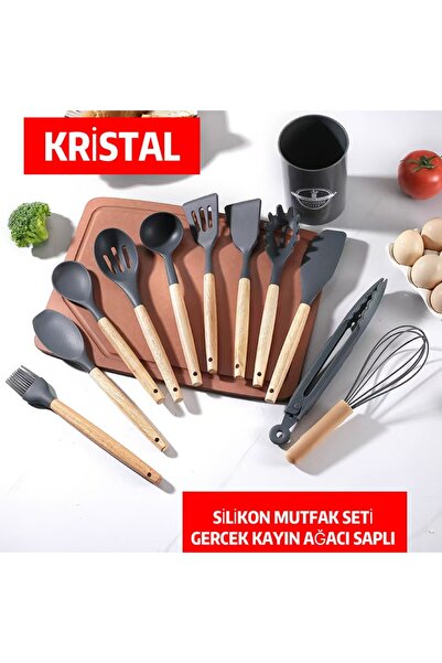 MN KRİSTAL 11 li set silikon mutfak takımı