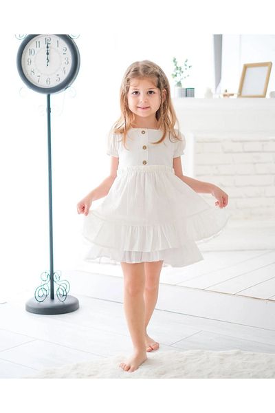 aysskids Rochie pentru fetiță Alessi Mini cu volane