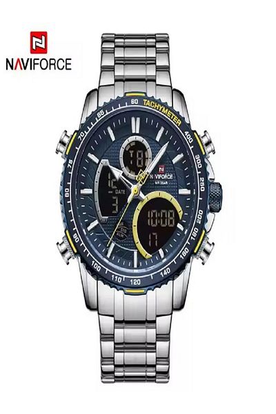 Naviforce Watches Men Wrist Double Display Watch Casual Business Quartz Wristwatches