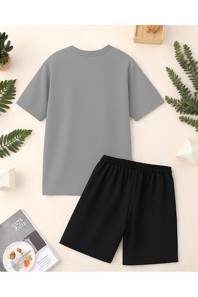 uyguntarz Unisex Απολύτως Όχι. Σετ σορτς μπλουζάκι με σχέδιο