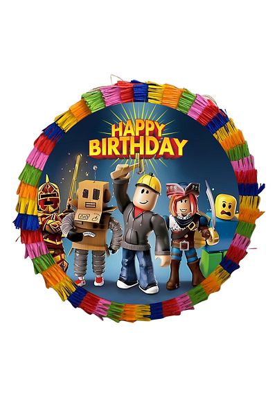 OEM Party pinata, 35 cm, multicolor ROBLOX model