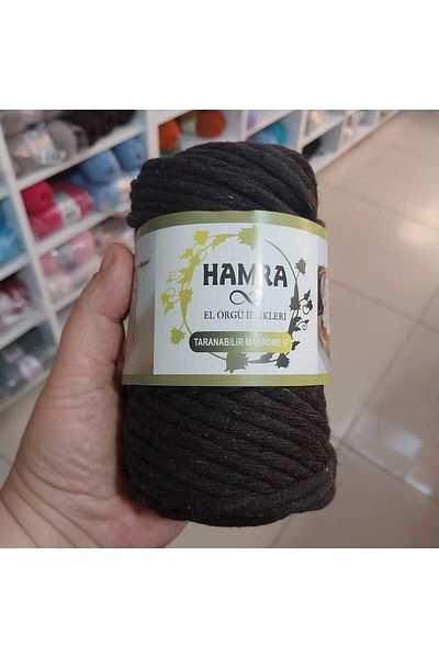 HOBİ Scan Macrame String 4 mm 250 g Coffee