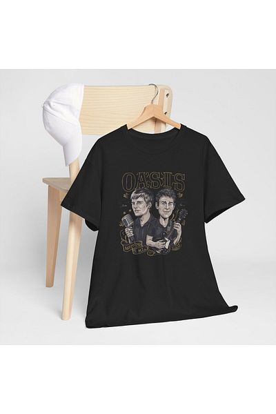 OEM Tricou personalizat Music, negru, OASIS, pasionatii de muzica, marimea M