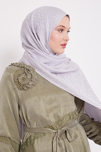 Bijutek Levidor Stick Pattern Blue Jacquard Shawl