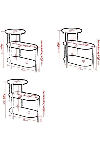 Generic Living Room Tables Light Luxury Sofa Side Table Creative Side Table Coffee Table Wrought Iron Side T