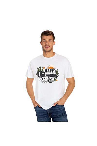 OEM Tricou personalizat Rulotisti, pentru iubitorii RvHome, Rulote, barbati, alb, marimea L
