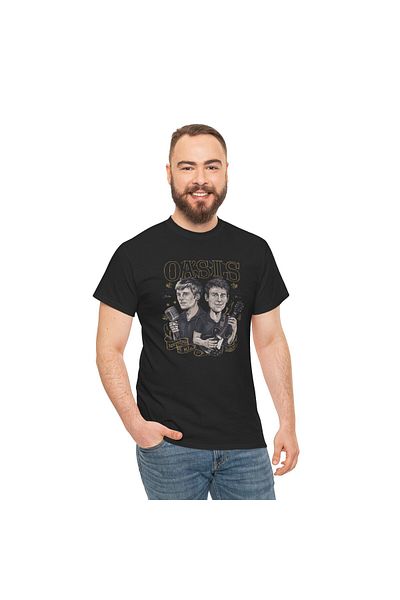 OEM Tricou personalizat Music, negru, OASIS, pasionatii de muzica, marimea M