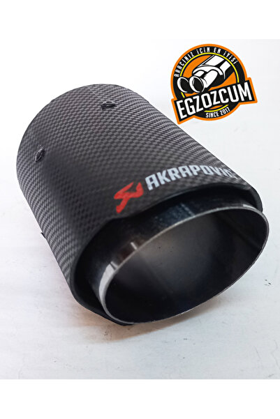 EGZOZCUM 76 Mm İçi Krom Tek Çıkış Akrapoviç Egzoz Ucu - Sportif Ve Şık Görünüm