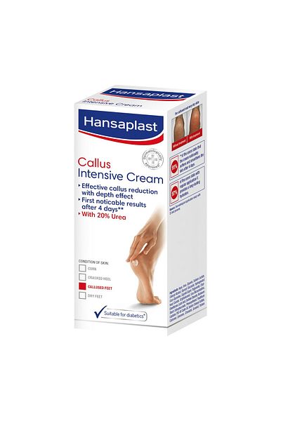 Hansaplast Callus Intensive Foot Cream Callused and Dry Feet 75 ml Expert Care for Callused
