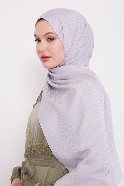 Bijutek Levidor Stick Pattern Blue Jacquard Shawl