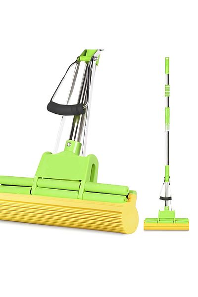 Teno Mop cu PVA Teno®, 120 cm, galben/verde