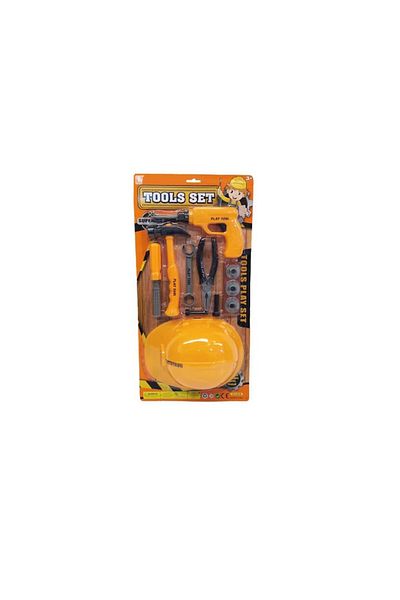 Creative Toys Set de scule, ANGMAD, jucărie de rol, cască de protecție, portocaliu, 3+ ani