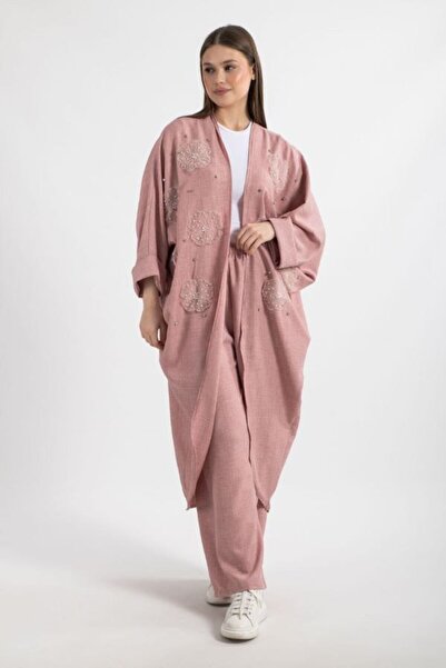 SHİROSA τρισδιάστατο κιμονό με λουλούδια