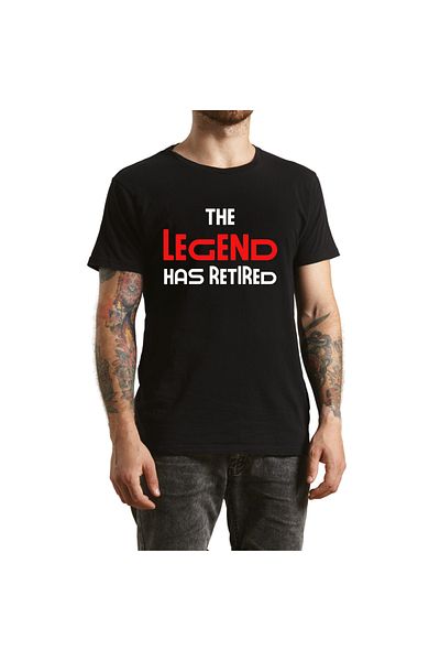 OEM Tricou barbati pentru pensionare (Happy Retirement), negru, marimea M