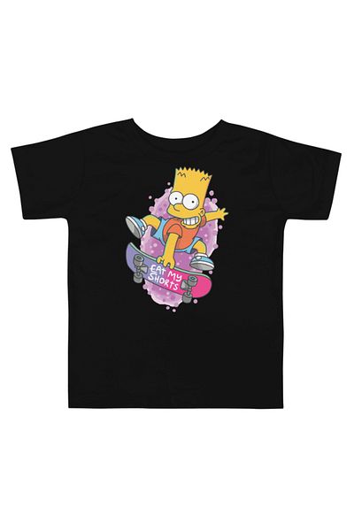 OEM Tricou barbati, negru, tematica The Simpsons, marimea M