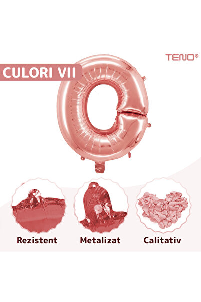 Teno Rose Gold Letter O Balloon
