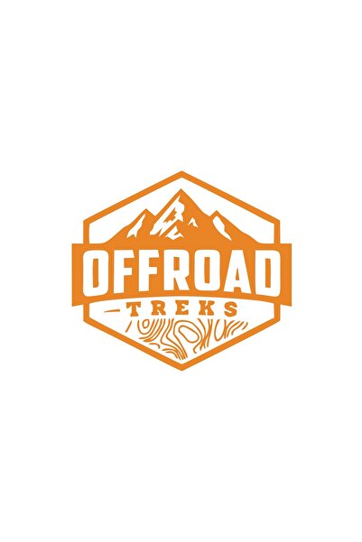 Reysa Tasarım ملصق للطرق الوعرة والجبال مقاس 17 × 17 سم برتقالي