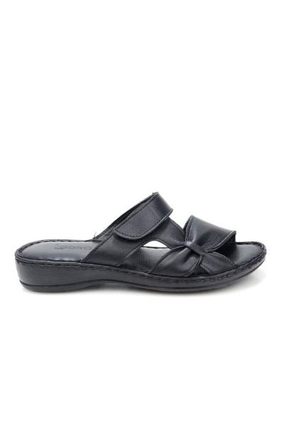Papuçcity Ldr 03350 Women's Orthopedic Women's Leather Slippers