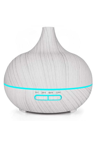 Teno Aromatherapy Diffuser 7 LED colors, capacity 200ml, silent, humidifies the air, white