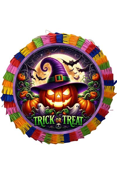 OEM Party pinata, 35 cm, multicolor, Halloween 2 model + Birthday T-shirt 5/6 years