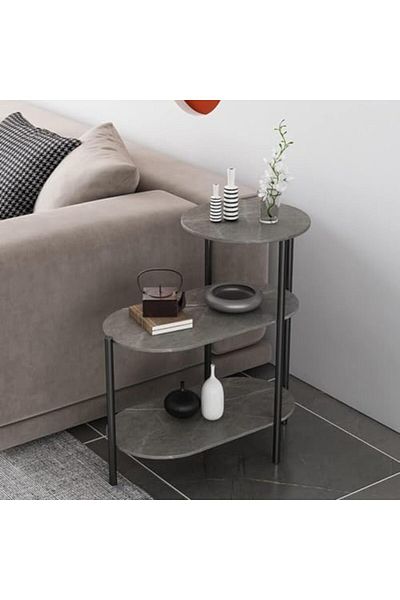 Generic Living Room Tables Light Luxury Sofa Side Table Creative Side Table Coffee Table Wrought Iron Side T
