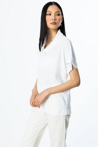 ON Degaje Collar Short Sleeve Blouse