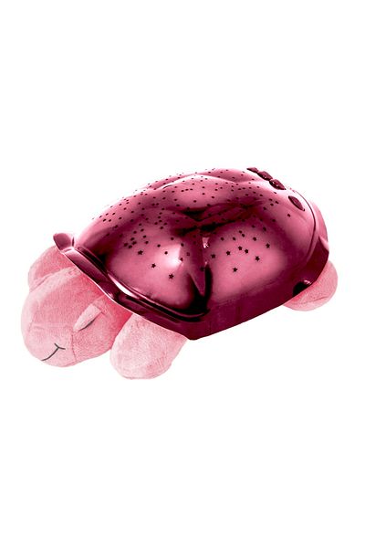 Teno Teno® Turtle Night Light, light projector, 8 constellations, pink