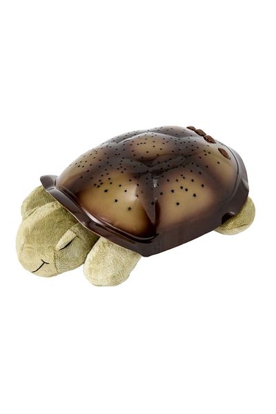 Teno Teno® Turtle Night Light, light projector, 8 constellations, green/brown
