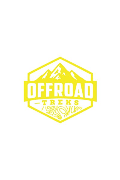 Reysa Tasarım ملصق للطرق الوعرة والجبال مقاس 17 × 17 سم باللون الأصفر