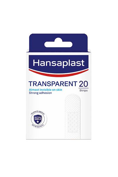 Hansaplast Transparent Plasters Strong Adhesion 20pcs