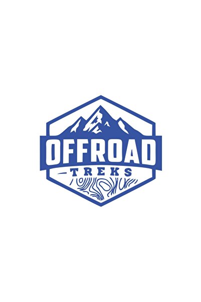 Reysa Tasarım ملصق للطرق الوعرة والجبال مقاس 17 × 17 سم باللون الأزرق