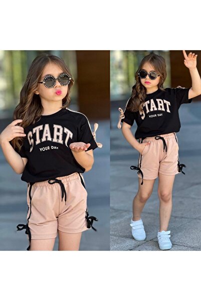 RAPAPA Girl's Bottom Top Shorts Set 7211Vi̇