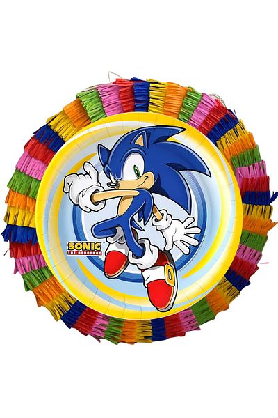 OEM Party pinata, 35 cm, multicolor, Sonic model (model 2)