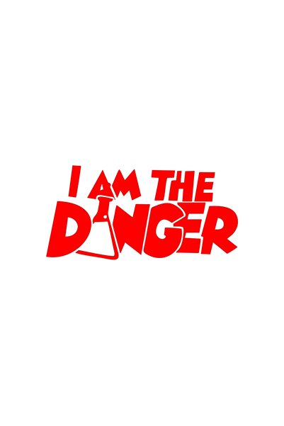 Reysa Tasarım I Am Danger Sticker 17X17 cm Red