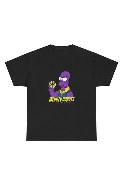 OEM Tricou barbati, negru, tematica The Simpsons (desene animate vintage), marimea S