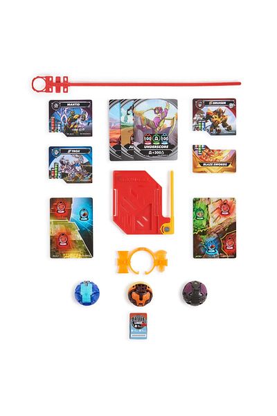 Bakugan Mechtanium Surge BAKUGAN STARTER PACK BRUISER MANTID TITANIUM TROX