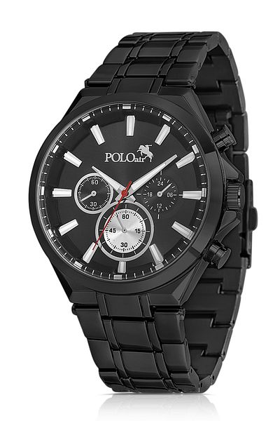 Polo Air Sport Case Men's Watch Black Color Pl-0996E1X