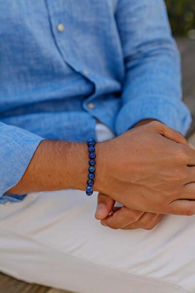 Padore Accessory Bilinç, Güç ve Asalet: Lapis Lazuli Erkek Doğal Taş Bileklik