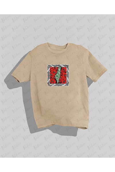 Nulivez Palestine Design Printed High Quality Compact Unisex Oversize T-Shirt