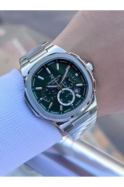 Daniel Klein Steel Cord Chronometer Dial Design 3 Atm Water Resistant Men Wristwatch 14082.4