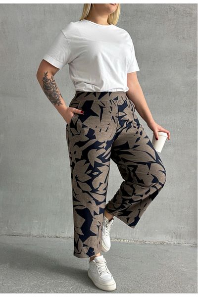 Sevda Kılınç Plus Size Ankle Length Pants